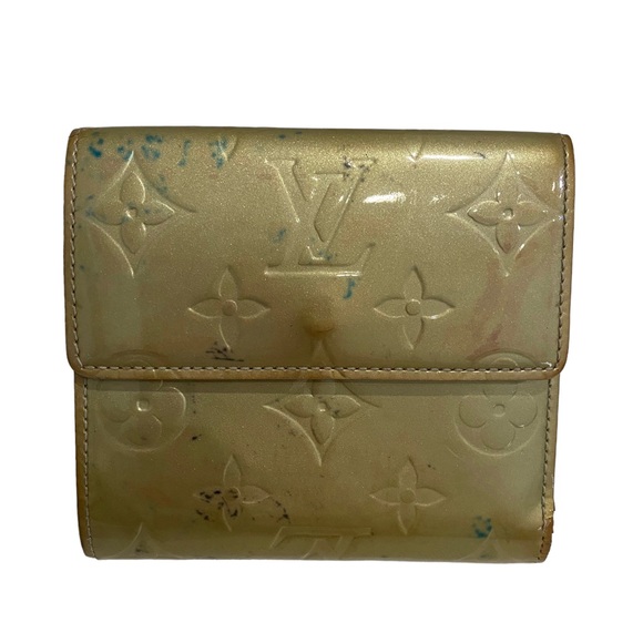 Louis Vuitton Perle Yellow Monogram Vernis Ludlow Wallet - fold out - leather - Picture 3 of 16